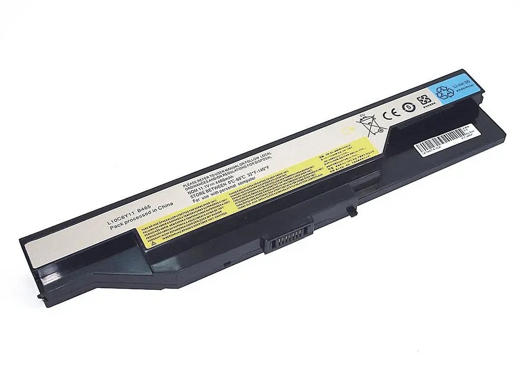 Акумулятор для ноутбука Lenovo 3ICR19/66-2 Ideapad B465 11.1V Black 4400 mAh - фото 2