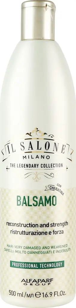Кондиціонер для пошкодженого волосся IL Salone Milano Balsamo Restructuring Conditioner, 500 мл - фото 6