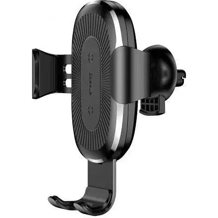 Автодержатель с беспроводной зарядкой Baseus Gravity Car Mount (Air Outlet) 1.67A 10 W WXYL-01 - фото 8