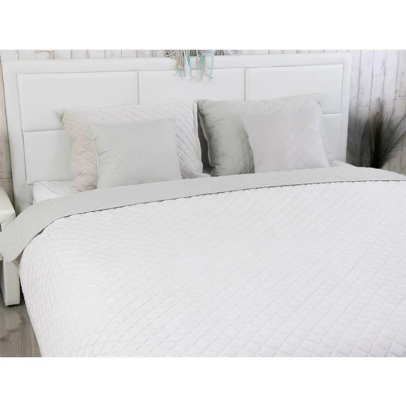 Покривало велюр Ice Руно ромб 180 х 220 см (340.55 Ice ромб) - фото 3