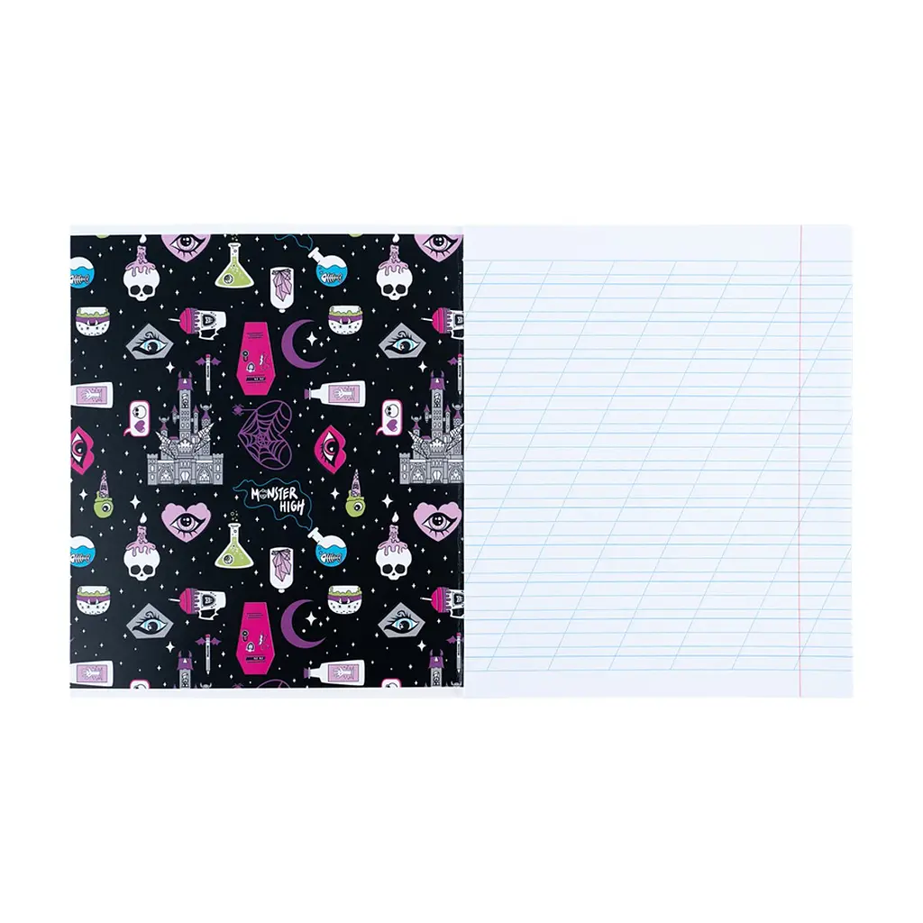 Зошит Kite Monster High, 12 аркушів, коса лінія (MH25-235), в асортименті - фото 3