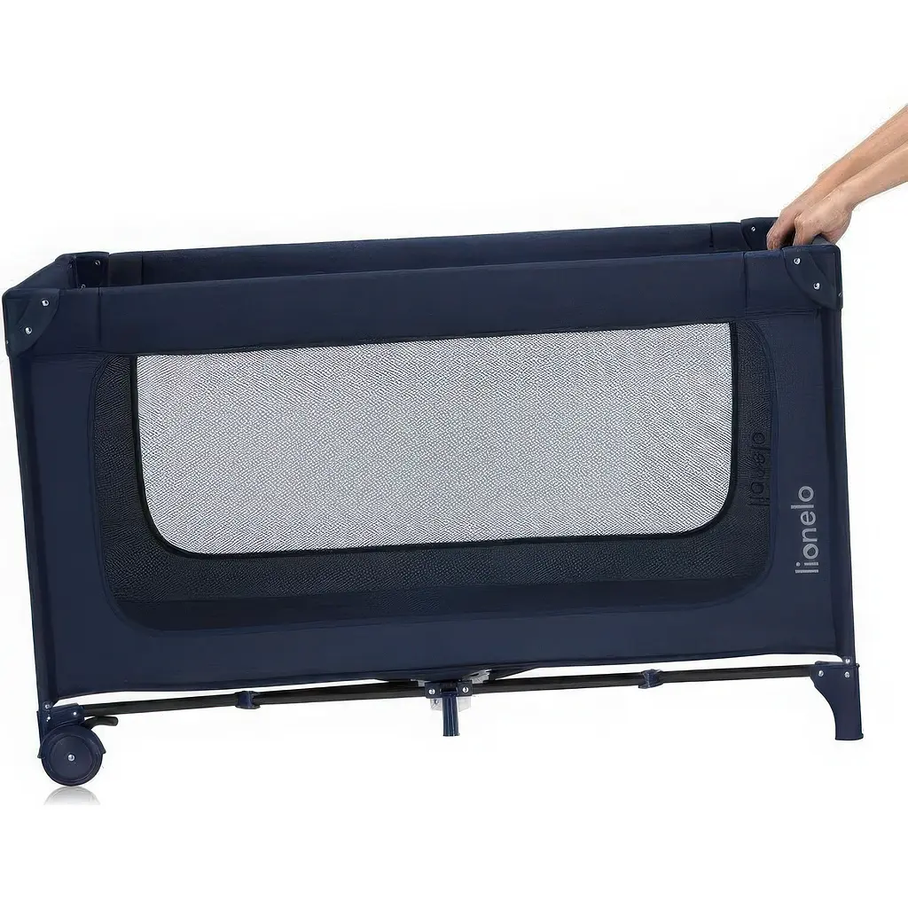 Манеж-ліжко Lionelo Jasmin Easy Fold Blue Navy (LO-JASMIN EASY FOLD BLUE NAVY) - фото 5