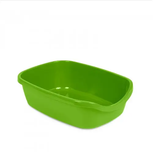 Туалет Природа Comfort M для кошек 41х30х13.5 см (зеленый) - фото 4