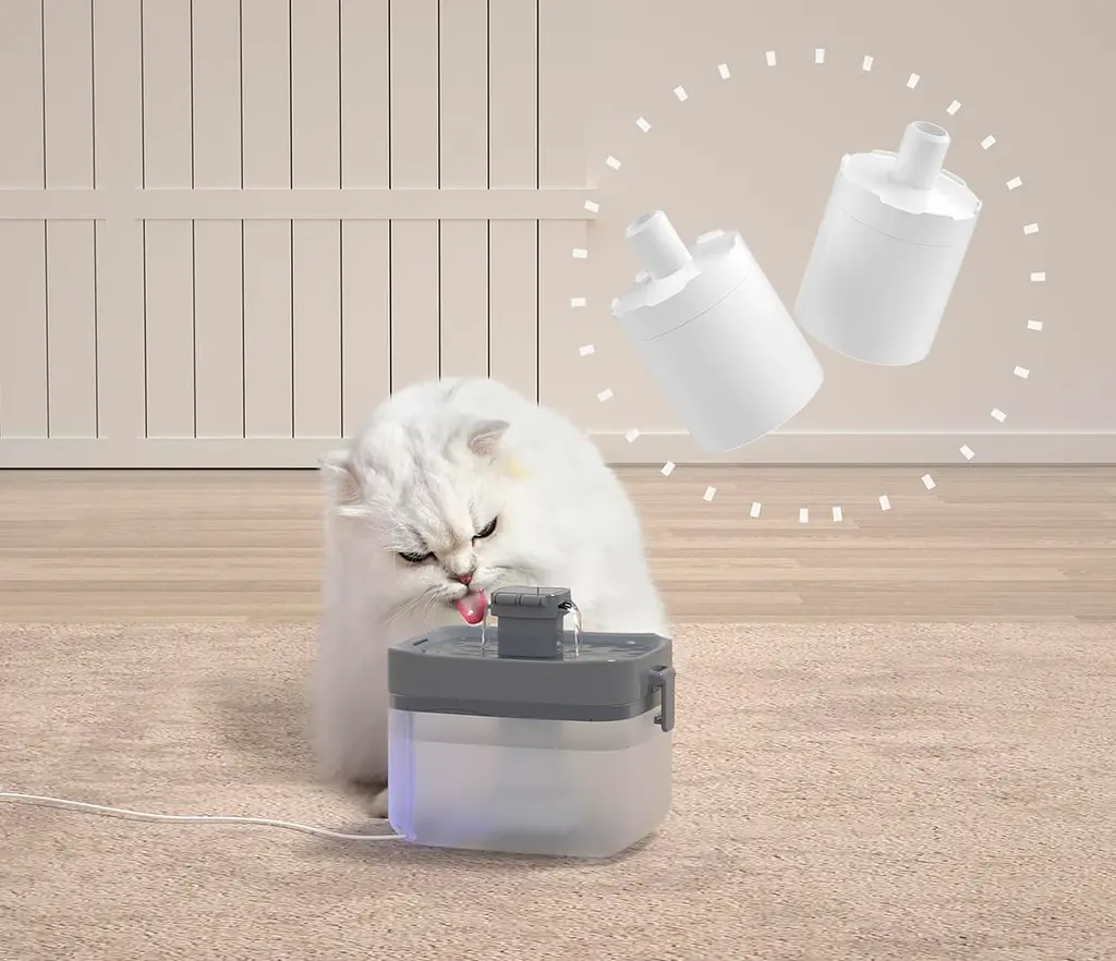 Змінний фільтр до фонтану-поїлки Els Pet 1.5L, 2 шт/уп. - фото 6