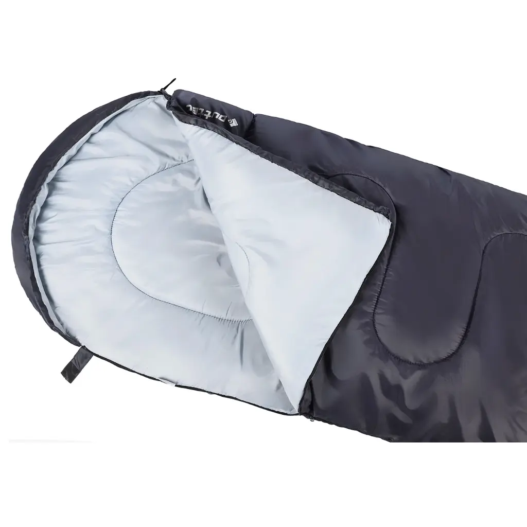 Спальный мешок Outtec одеяло демисезонный с капюшоном синий - фото 4