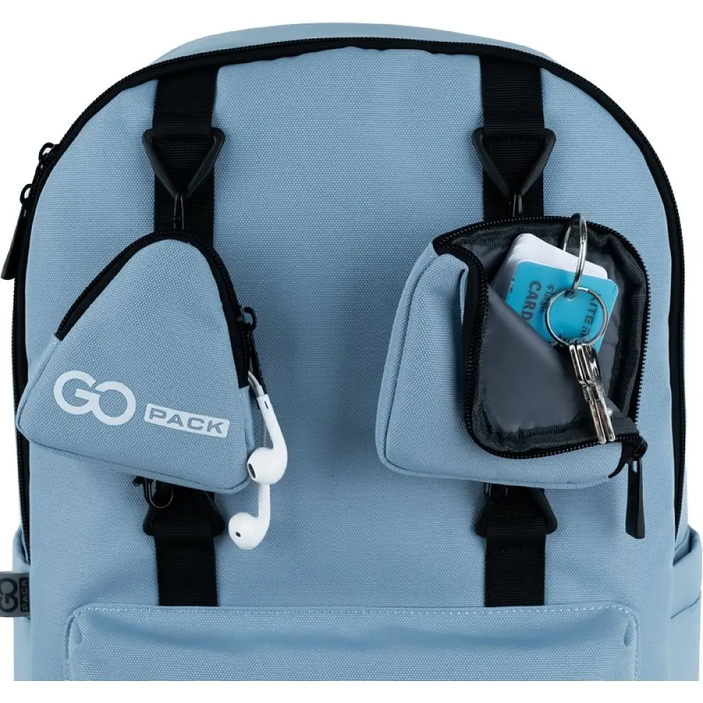 Рюкзак GoPack Education Teens 178 серо-голубой (GO25-178L-3) - фото 11