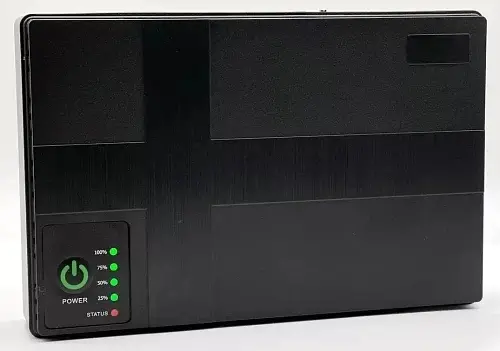 Джерело безперебійного живлення для роутера DC1018, Black, 10400 mAh (18Wh), 1xDC (12V/1A) TTN teh0033889 - фото 2