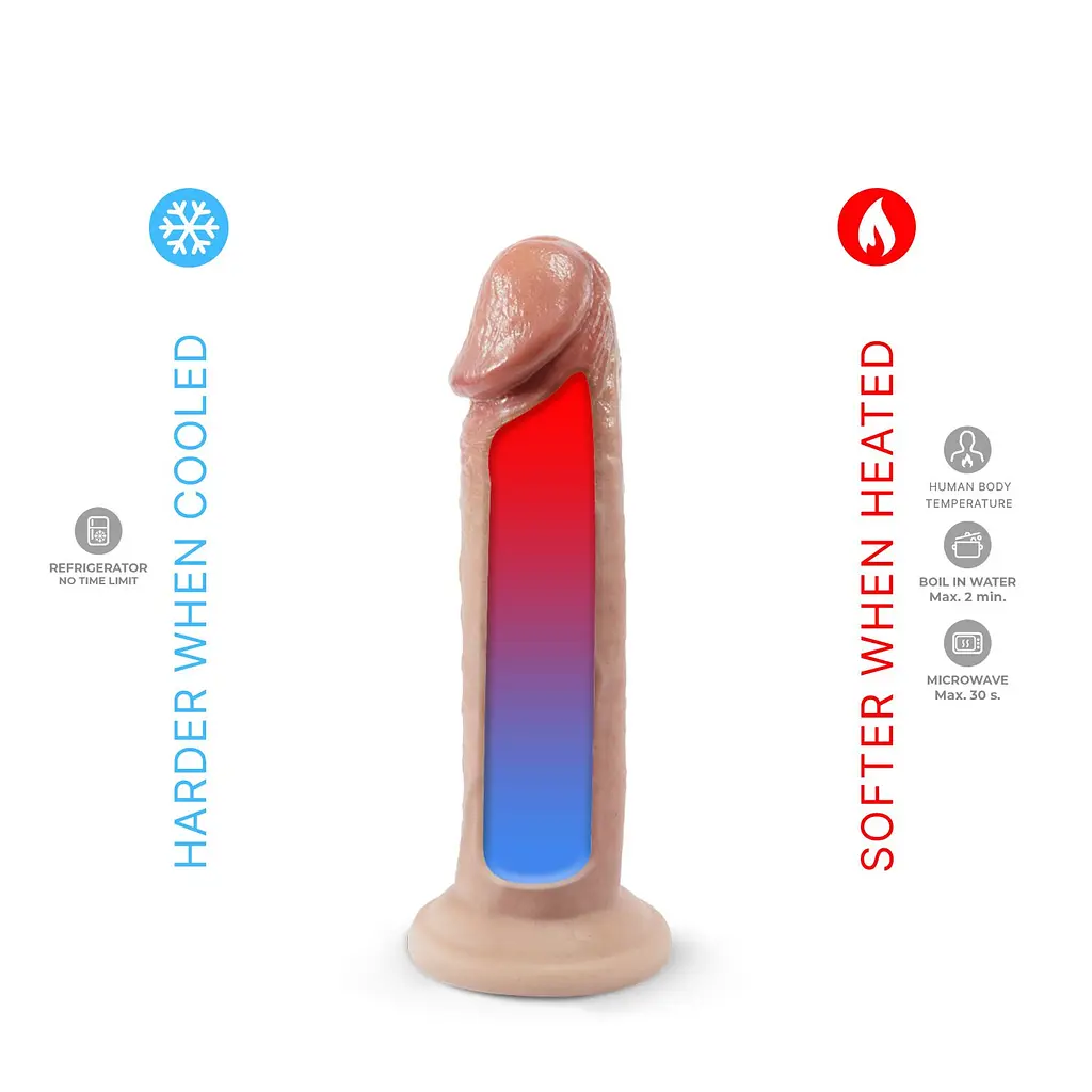 Фалоімітатор Silexd Premium Real Skin Model 2 Size 7.5" 19 см (тілесний) - фото 4