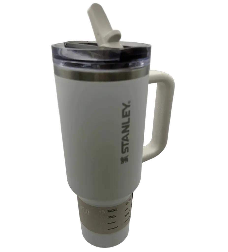 Термос термочашка Stanley Quencher ProTour Flip Straw Tumbler з нержавіючої сталі White 1,18 л KT7001989 - фото 8