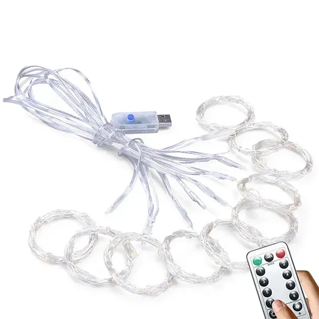 Гірлянда XPRO Xmas LED Водоспад 3х1.5 м, 240 білих діодів (47663-7597_300) - фото 5