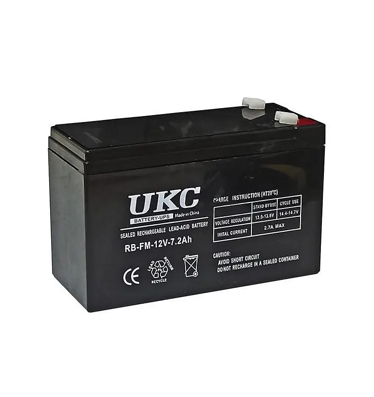 Акумуляторна батарея до ДБЖ 12В 7 Ач акумулятор UKC RB-FM-12V-7 Ah - фото 2