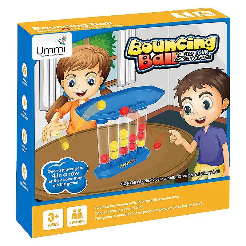 Настільна інтерактивна гра Ummi 22047 Bouncing Ball Blue / Gold - фото 2