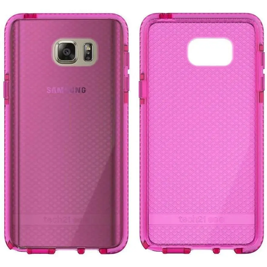 Противоударный чехол Tech21 Evo Check для Samsung Galaxy Note 5 Розовый - фото 3