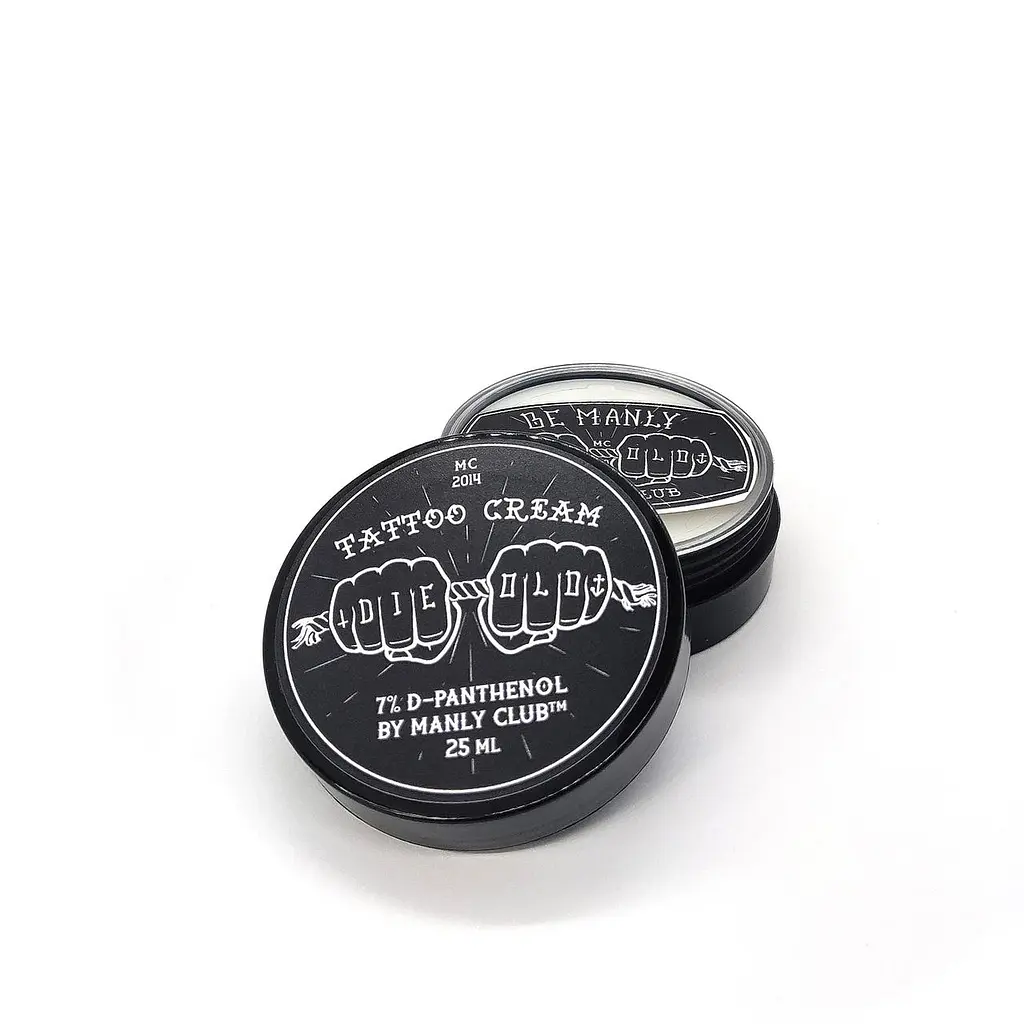 Крем для догладу за татуюваннями Manly Club Tattoo Cream 25 мл
