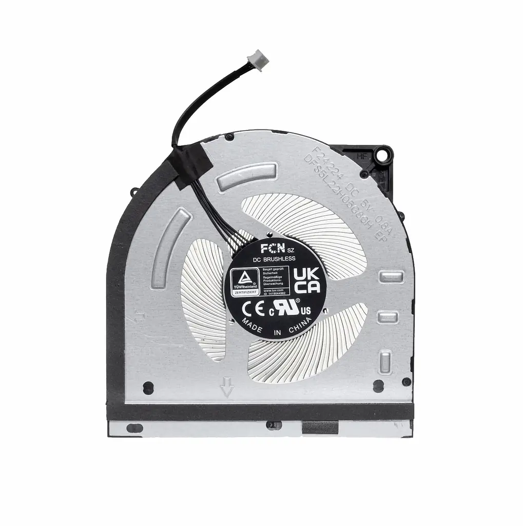 Вентилятор кулер 5V для моделей ноутбука Lenovo LOQ 15IRX9, 15IAX9I, 15IAX9, 15ARP9 (CPU) B8509ASHSF2301TN, 5V, 4pin - фото 2