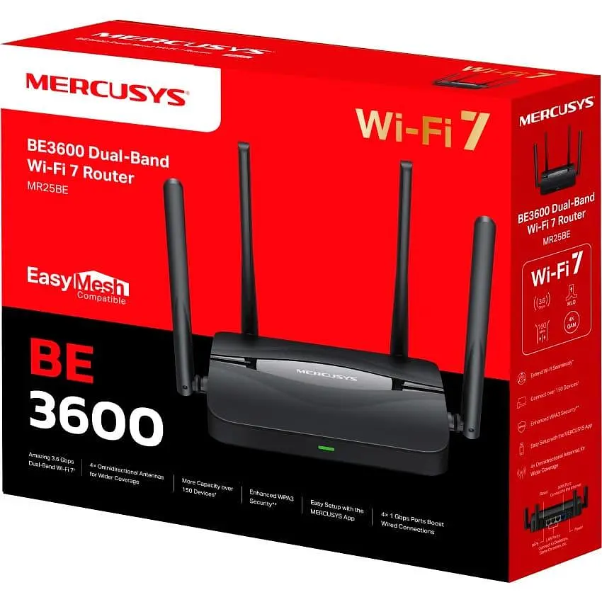 Роутер Mercusys MR25BE (MR25BE) - фото 3