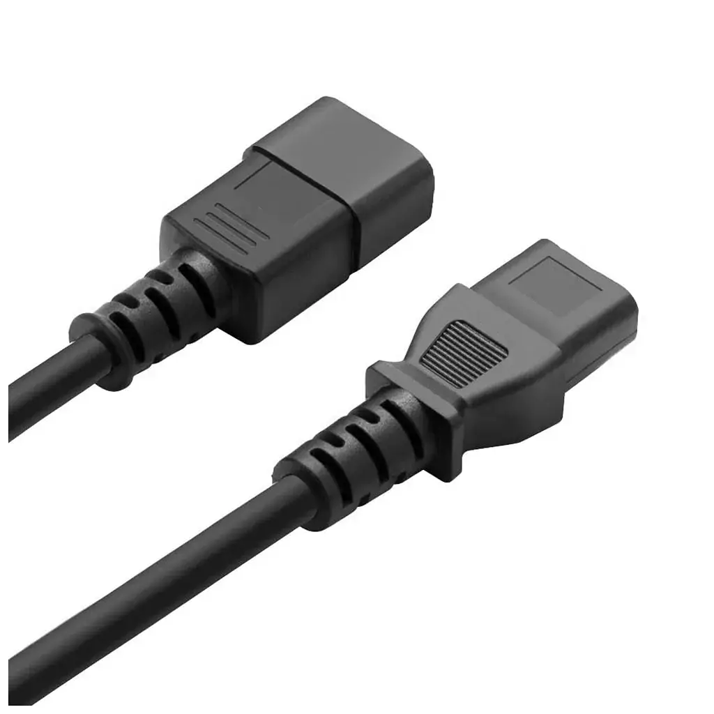 Кабель живлення C13 to C14 1.8m black ColorWay (CW-CBP087-BK) - фото 4