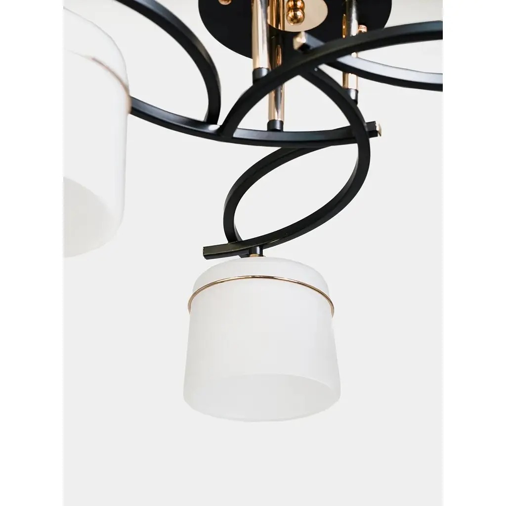 Люстра Brille LK-730S/3 E27 BK+FG - фото 2