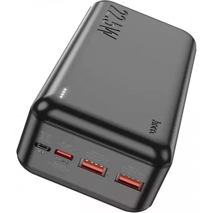 Зовнішній акумулятор Hoco J101B Astute 30000mAh 22.5W Black (782519) [101150] - фото 2