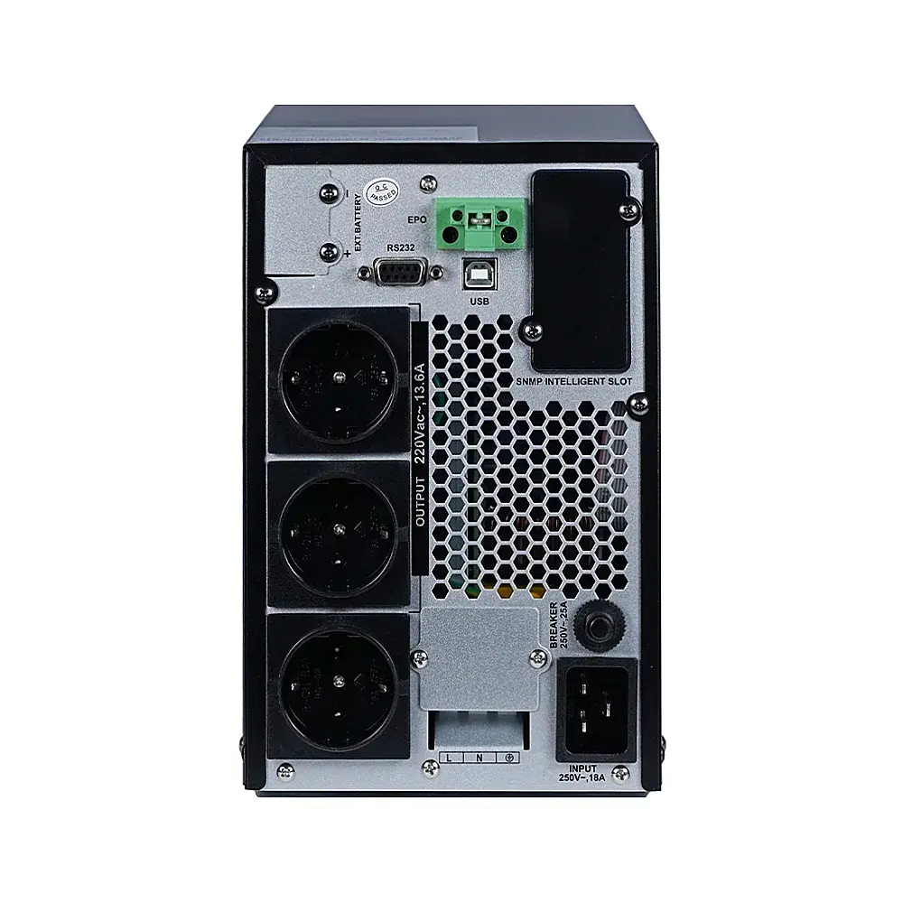 Джерело безперебійного живлення KRF-T3000VA/2400W(LCD) Pro Online UPS Kraft (42-00019) - фото 5