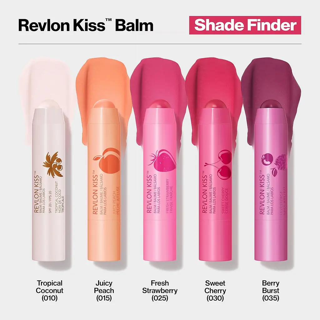 Бальзам для губ Revlon Kiss Balm тон 025 (Свежая клубника) 2.6 г (585609) - фото 4
