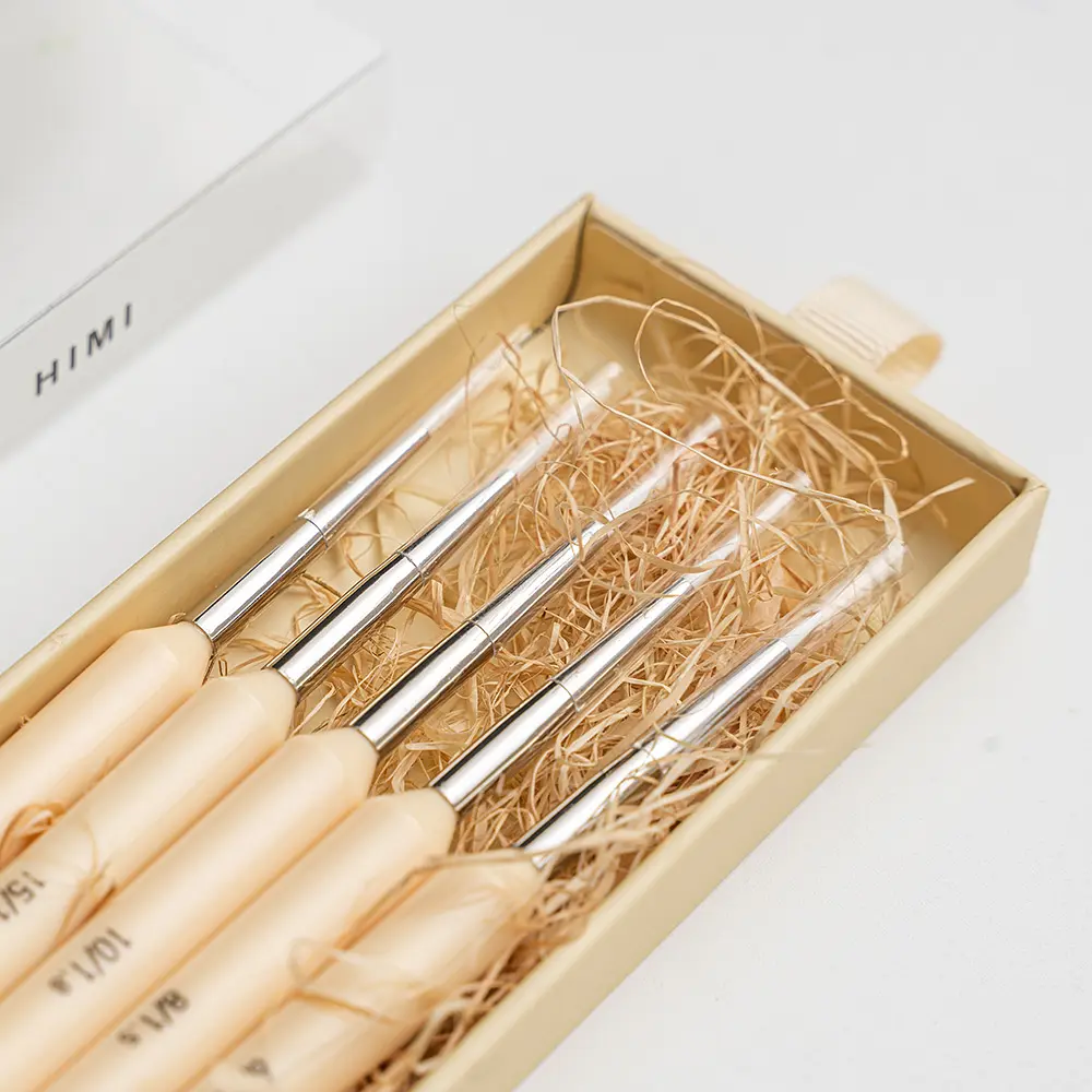 Набір пензлів HIMI 5 шт., лайнер Detail Painting Brush Set (6974712459194) - фото 10
