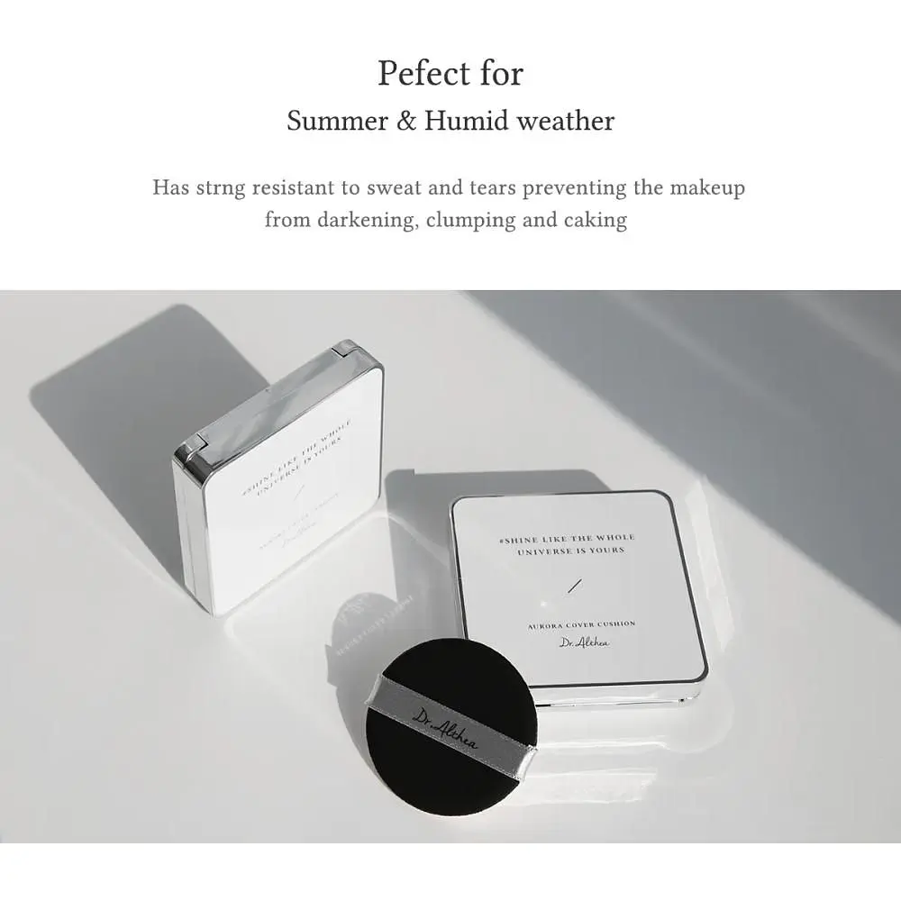 Кушон тональный №21 Dr. Althea Aurora Cover Cushion SPF 50+, PA+++, 15 гр х 2 шт. - фото 3