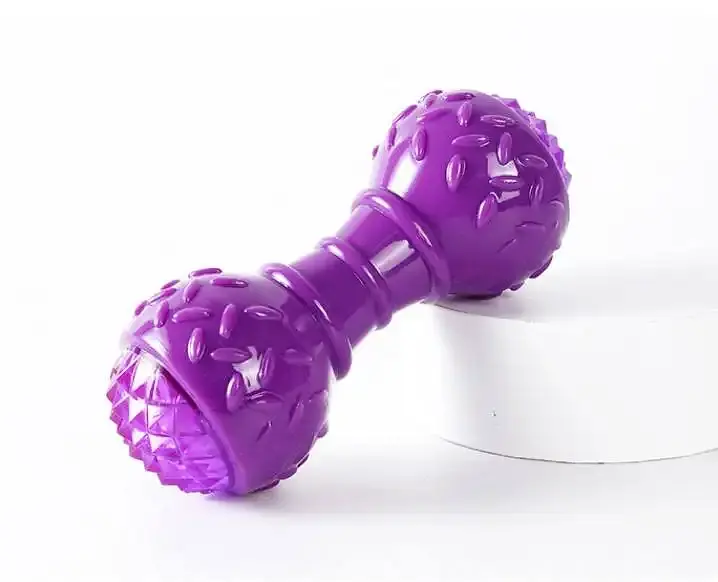 Іграшка, що світиться для собак Bonny Flash dumbbell balls зі звуком, Фіолетовий - фото 2