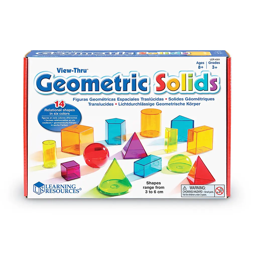 Игровой набор Learning Resources 3D Геометрия (LER4331) - фото 3