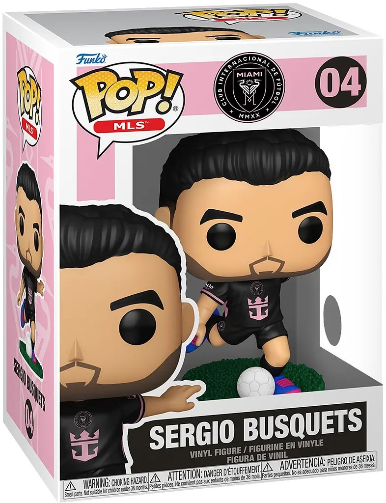 Фигурка Funko POP Football: Inter Miami - Sergio Busquets Away det0018390 - фото 2