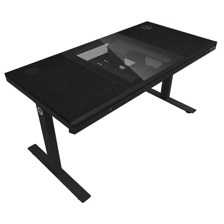 Геймерський стіл Lorgar ELITE 90W Wood Black (LRG-DE90W) - фото 3