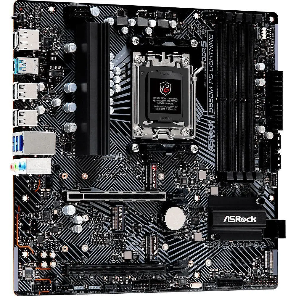 Материнська плата ASRock B650M PG Lightning [140213] - фото 4