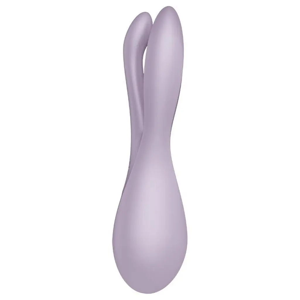 Вибратор Satisfyer Threesome 2 14 см фиолетовый - фото 3