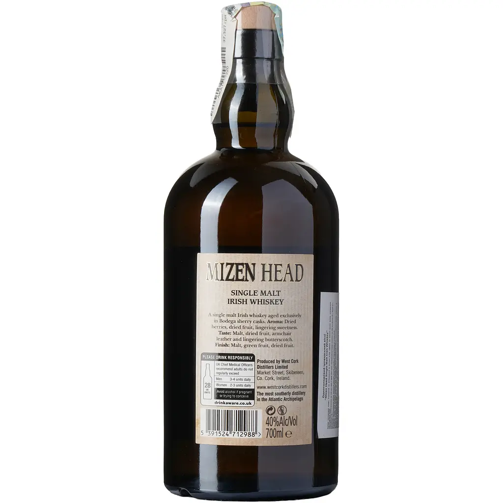 Віскі Mizen Head Single Malt Irish Whiskey 40% 0.7 л - фото 3