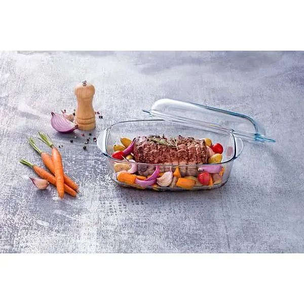Каструля прямокутна для запікання Pyrex Essentials 3 л + 1.5 л (465A000/7644) - фото 5