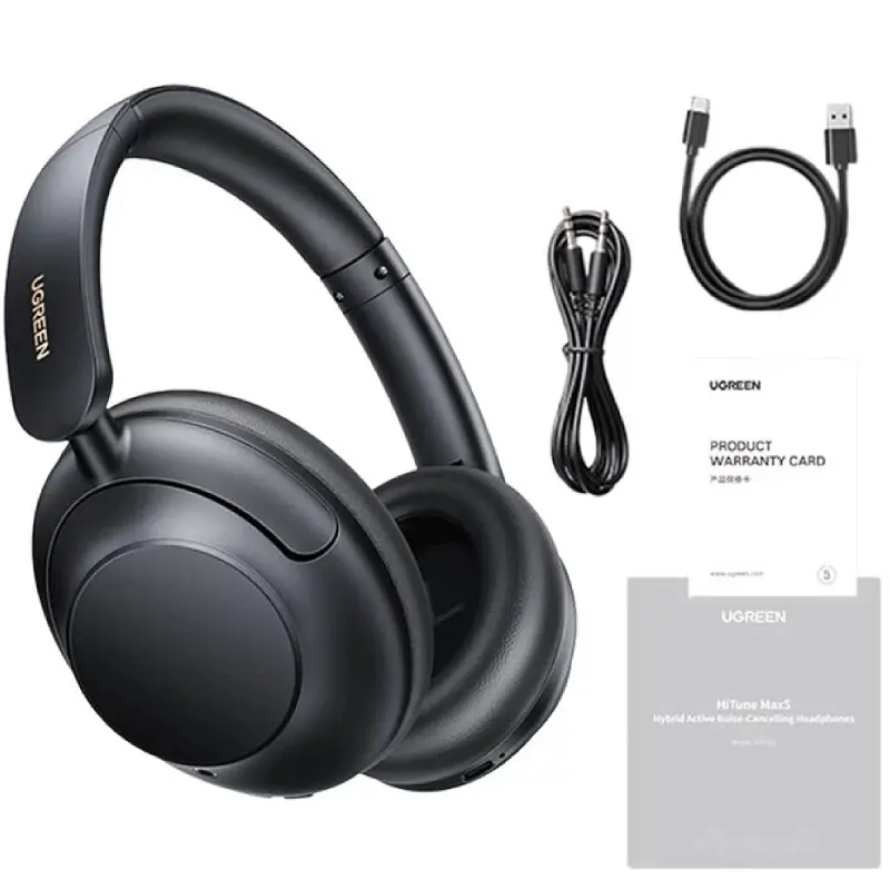 Навушники UGREEN HP202 HiTune Max5 Hybrid ANC Black - фото 6