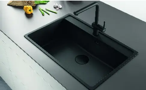 Кухонна мийка Franke Maris MRG 610-72 TL (114.0720.004) гранітна - врізна - Чорний матовий - фото 7