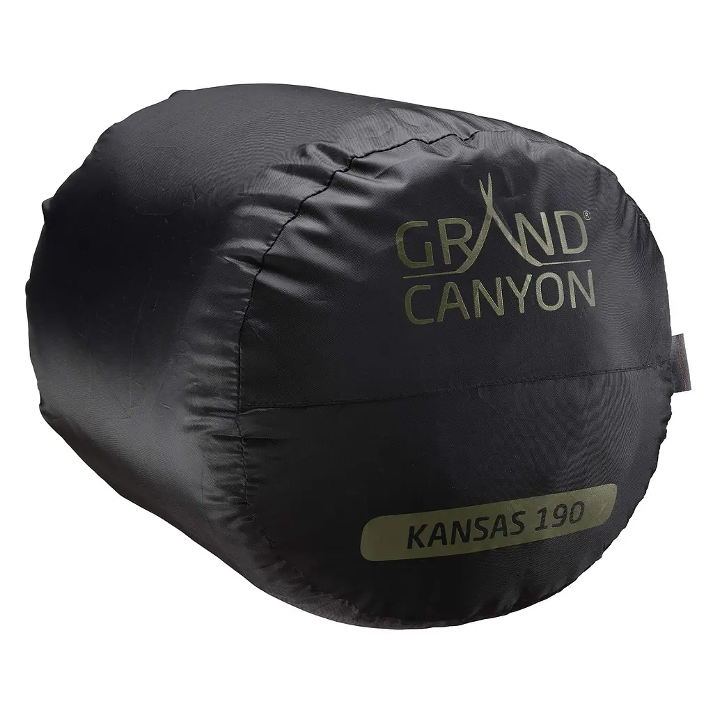 Спальный мешок Grand Canyon Kansas 190 0°C Capulet Olive Left (340019), Оливковый - фото 7