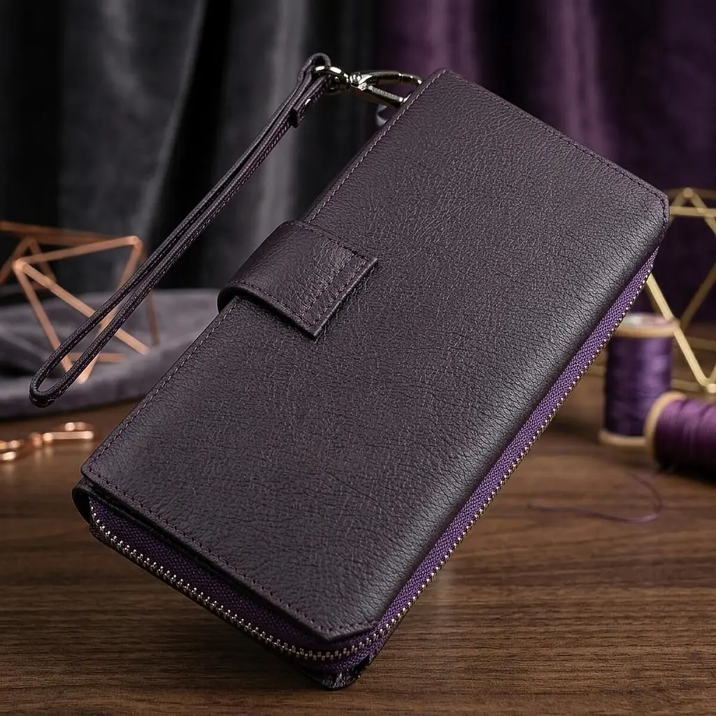 Гаманець жіночий ST Leather 18455 (ST228) зручний фіолетовий - фото 3