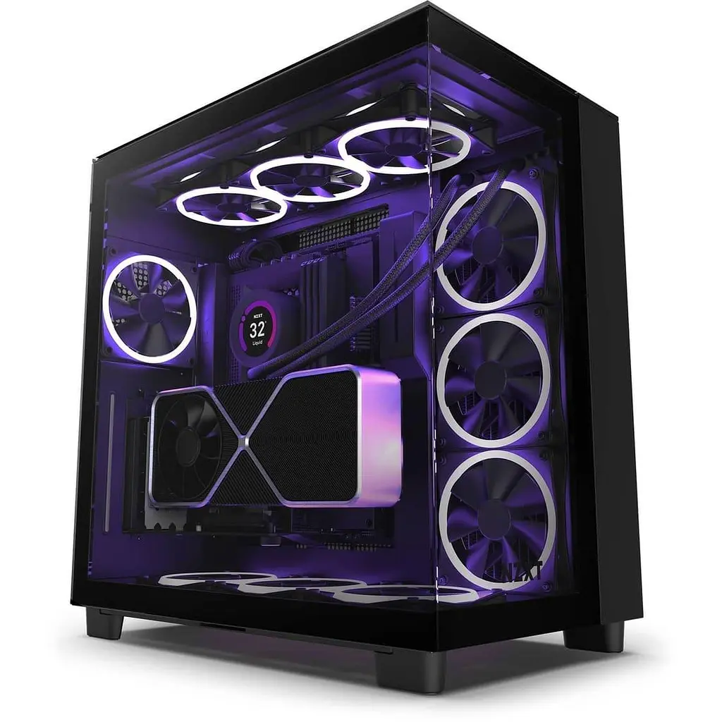 Подставка для видеокарты NZXT Vertical GPU Mounting Kit - Black (AB-RH175-B1) - фото 10