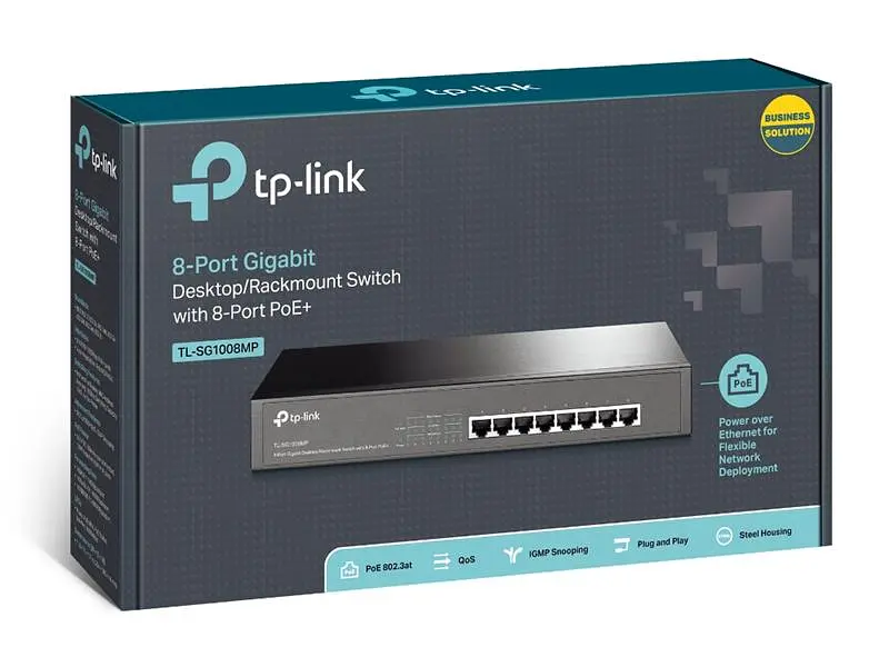 Комутатор TP-Link TL-SG1008MP - фото 3