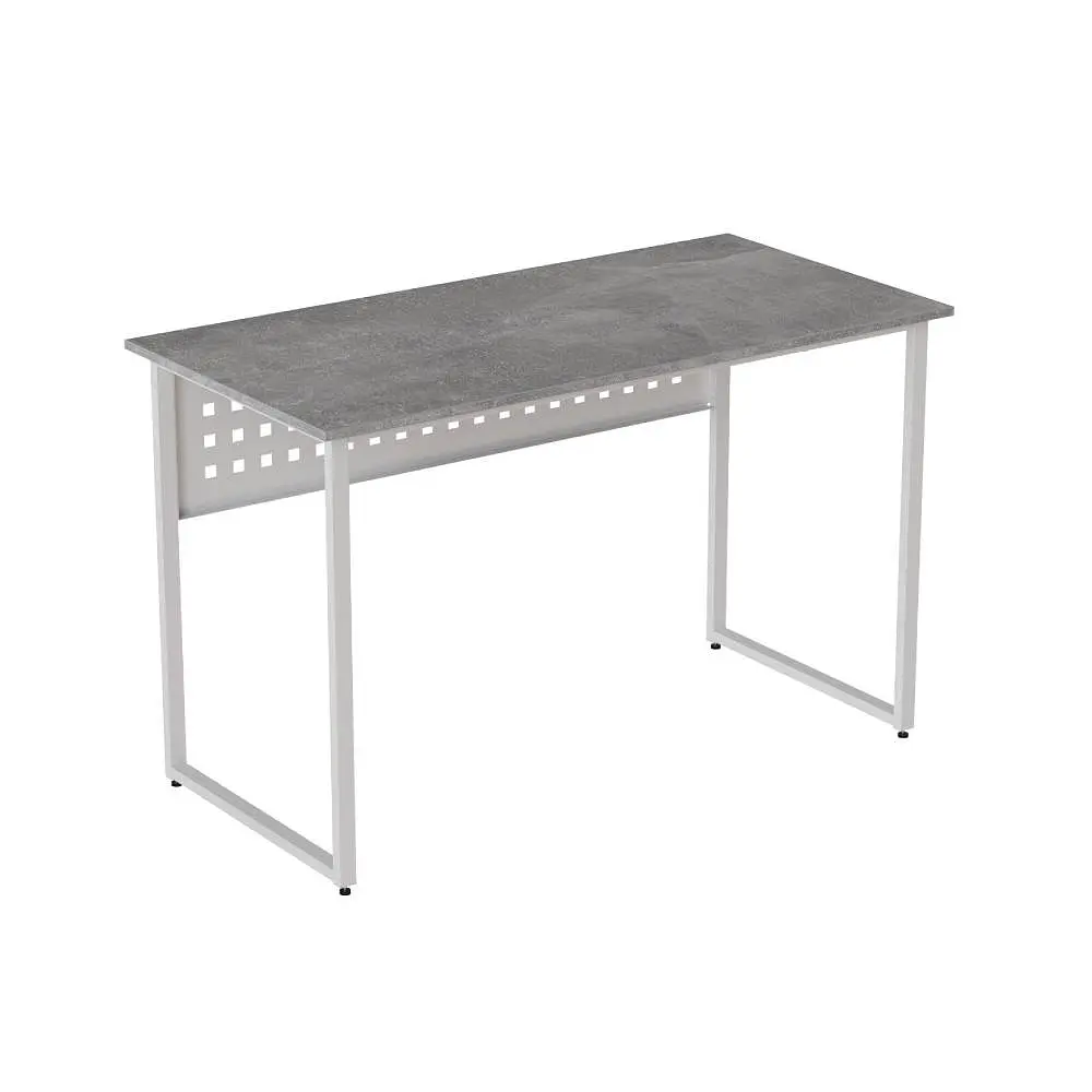 Стол письменный Майк Ferrum-decor 75x100x60 Белый металл ДСП Бетон 32 мм (FRD-106511) - фото 4