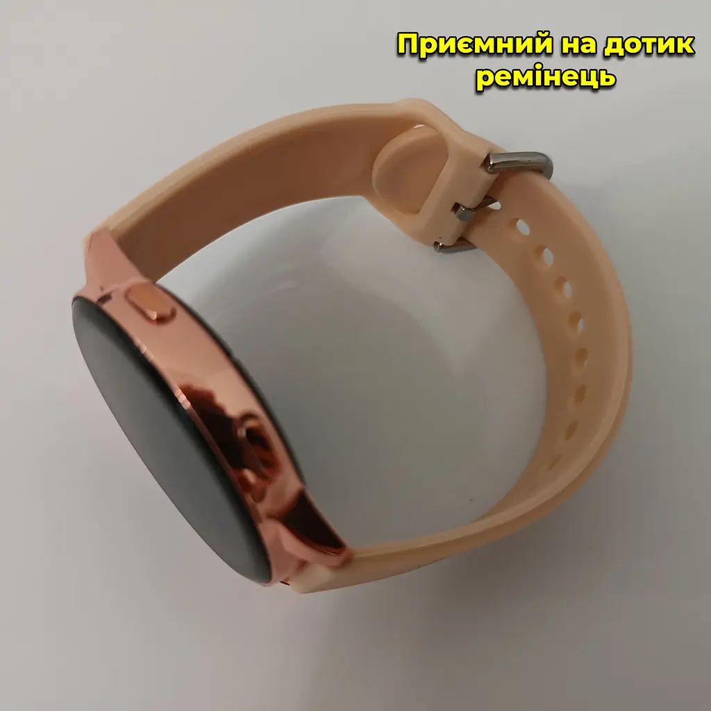 Смарт годинник T2 Pro Active 2 Bluetooth, встановлення свого фону, прийняття/здійснення дзвінків Золотий - фото 7