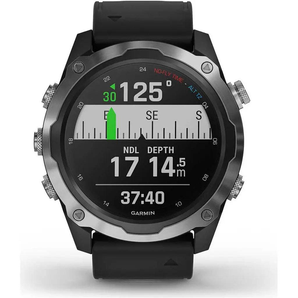 Смарт-годинник Garmin Descent Mk2 Stainless Steel with Black Band (010-02132-00/10) [84483] - фото 9