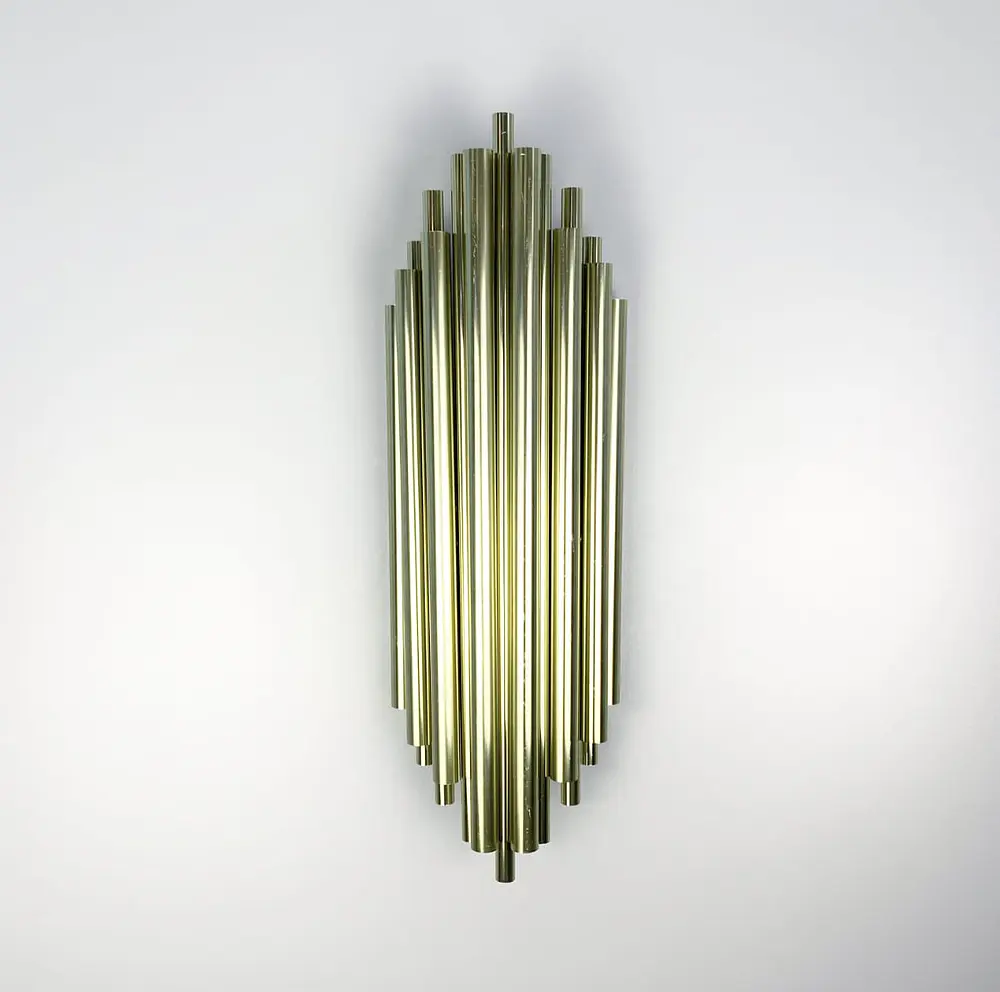 Дизайнерський настінний світильник Harmonic Gold Line F WS 17A/2 GD - фото 2