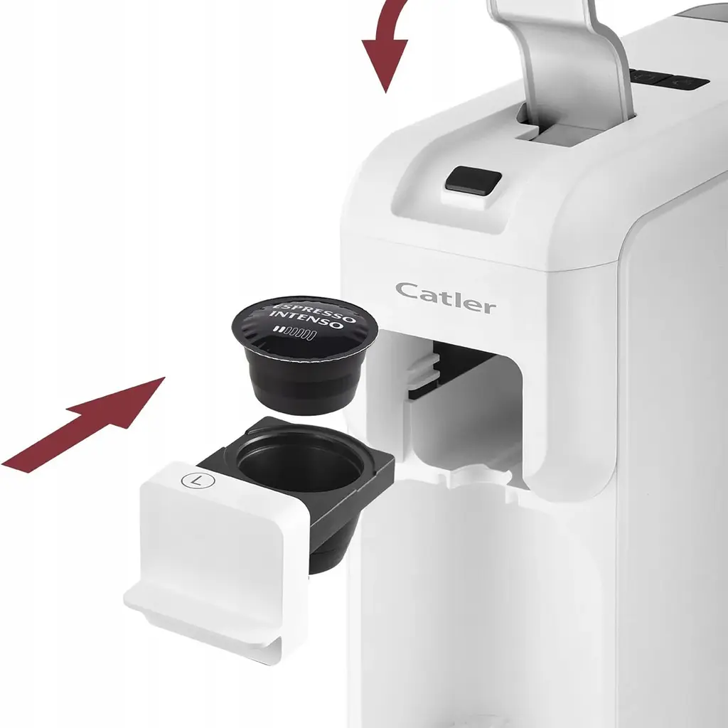 Кавоварка капсульна Catler Porto 0.8 л + бокс для адаптерів та капсул біла - фото 8