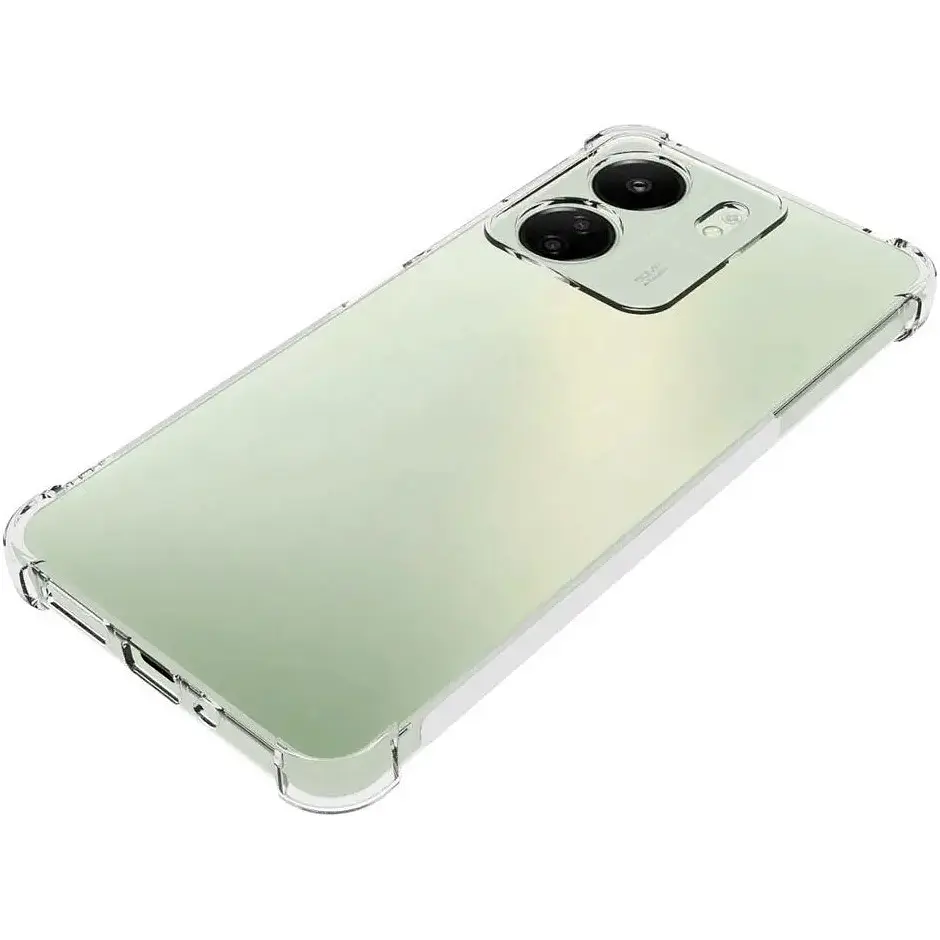 Чехол GETMAN Full Camera Case для Xiaomi Redmi 13C / Poco C65 Transparent [117303] - фото 3