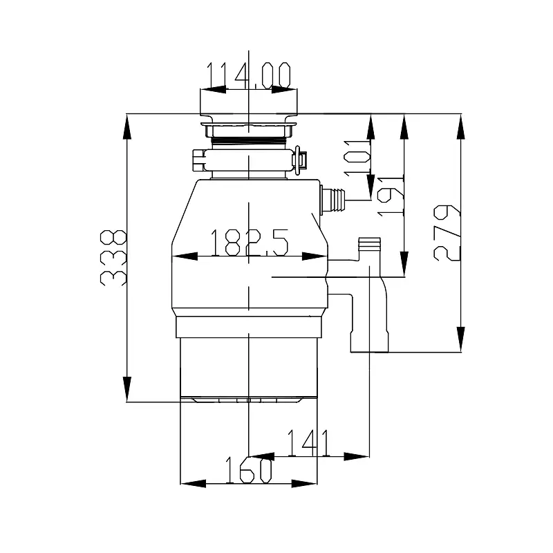 Подрібнювач харчових відходів Mixxus GD-04-1 MX1571 - фото 2