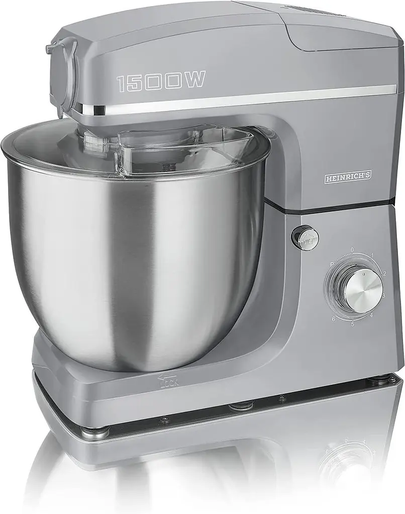 Кухонний комбайн-тестоміс 3 до 1 Heinrich's HKM 8083 Silver 10 л - фото 4
