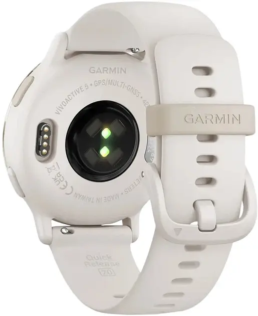 Смарт-часы Garmin Vivoactive 5 Cream Gold Aluminum Bezel with Ivory Case and Silicone Band (010-02862-11/5B) - фото 5